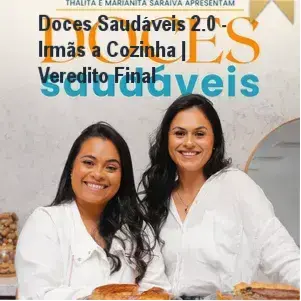 Doces Saudáveis 2.0 - Irmãs a Cozinha | Veredito Final 1 Capa do Ebook Doces Saudáveis 2.0 das Irmãs a Cozinha com receitas fit