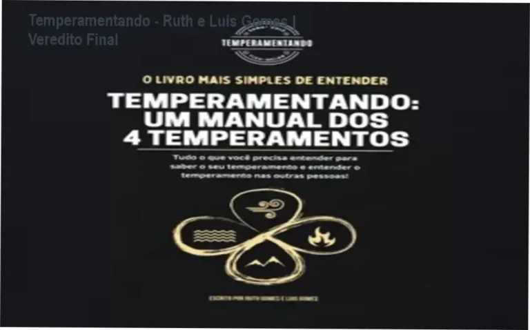Capa do e-book Temperamentando: Um Manual dos 4 Temperamentos de Ruth e Luis Gomes