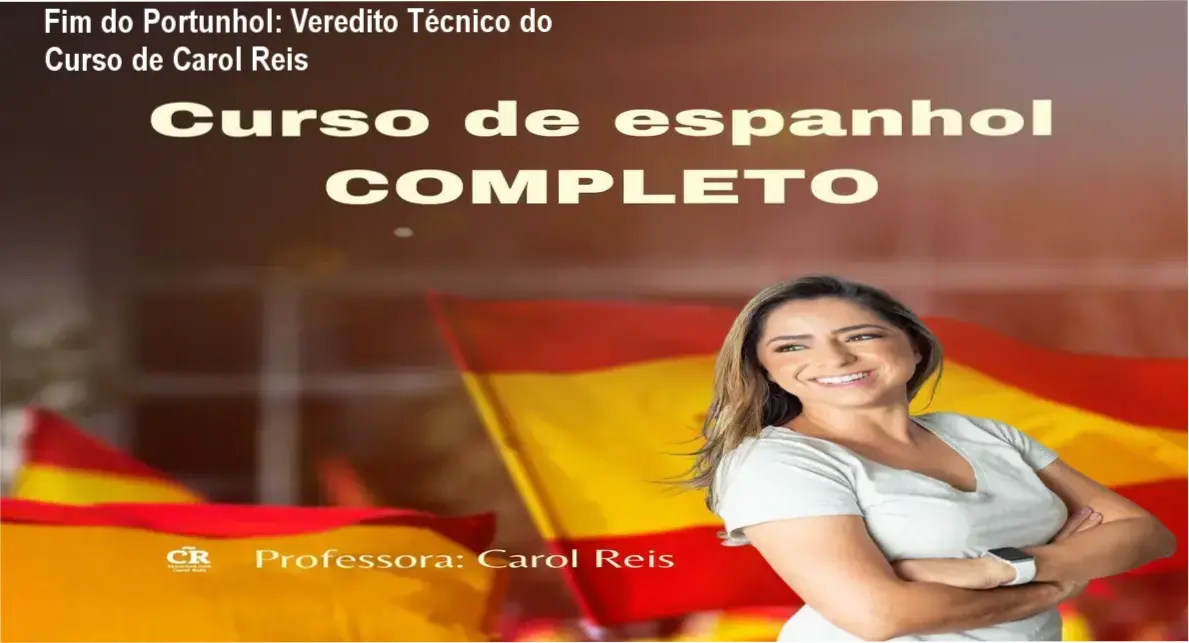 Espanhol com Carol Reis bastidores e visão interna da plataforma