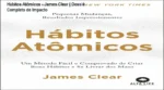 Livro Hábitos Atômicos de James Clear focado em produtividade e mudança de comportamento