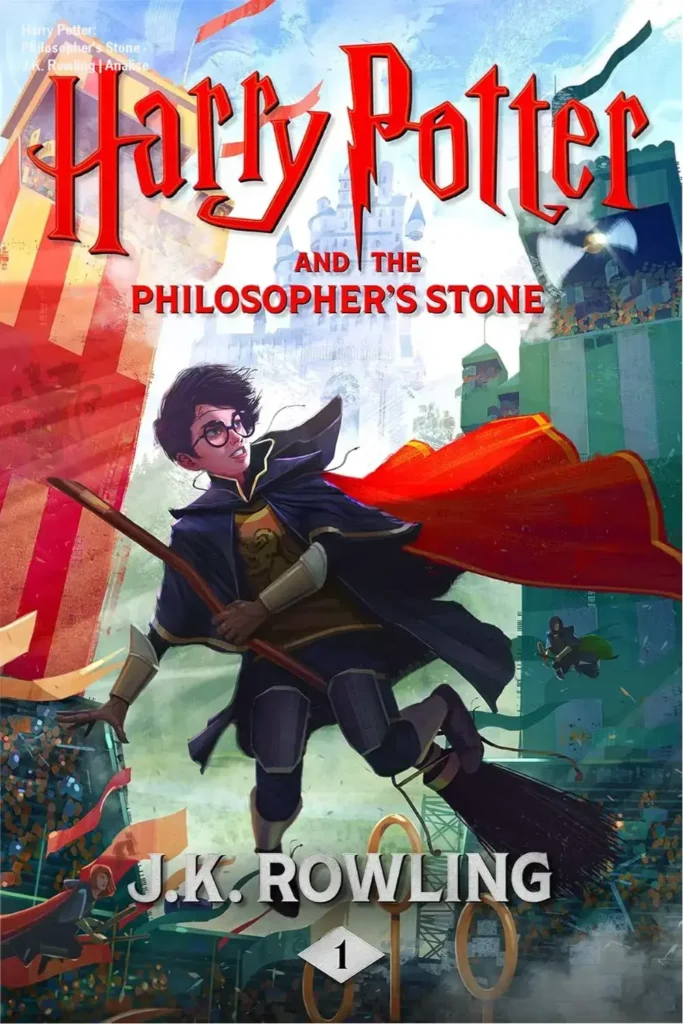 Harry Potter: Philosopher's Stone - J.K. Rowling | Análise 1 Capa do ebook Harry Potter and the Philosopher's Stone em dispositivo Kindle