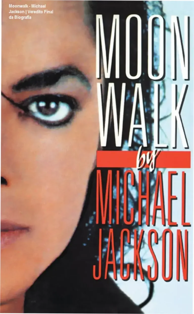 Moonwalk - Michael Jackson | Veredito Final da Biografia 9 Capa do livro Moonwalk A Memoir de Michael Jackson em edição de luxo