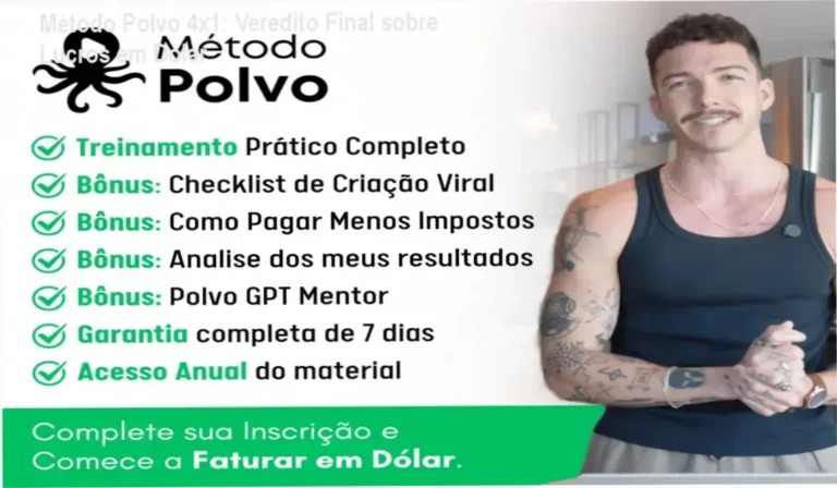 Método Polvo 4x1: Veredito Final sobre Lucros em Dólar 1 Método Polvo 4x1 de Ricieri Rosset: bastidores e funcionamento da área de membros