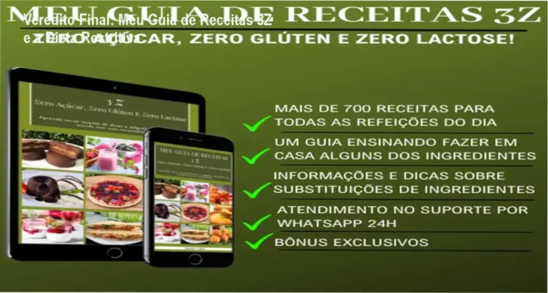 Veredito Final: Meu Guia de Receitas 3Z e a Dieta Restritiva 4 Meu Guia de Receitas 3Z de Rosane A. da Silva: visão interna e funcionamento do ebook