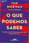Capa do livro O que podemos saber de Ian McEwan com design sofisticado