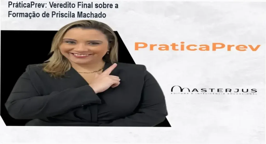 PráticaPrev de Prof. Priscila Machado: visão interna da plataforma e módulos de prática