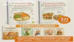 Receitas Para Bebês Crescendo Saudável de Marlice Bonini: visão interna do ebook e guia ilustrado