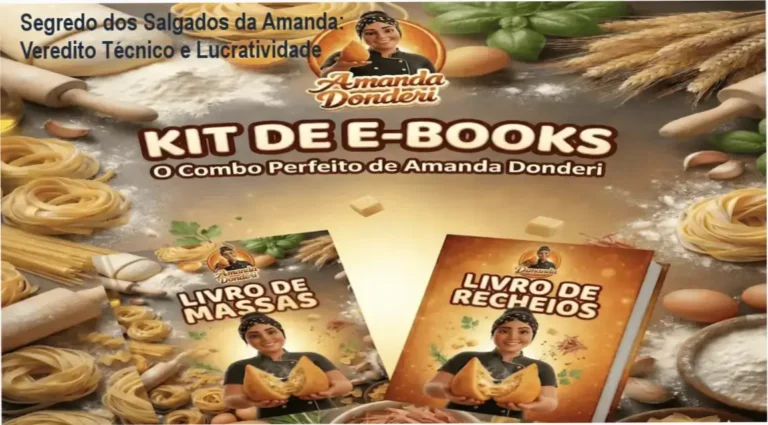 Segredo dos Salgados da Amanda: Visão interna do material de escala de produção e precificação