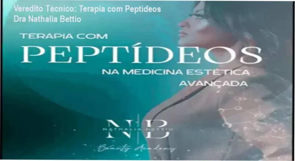 Terapia com Peptídeos Dra Nathalia Bettio bastidores e visão interna do curso